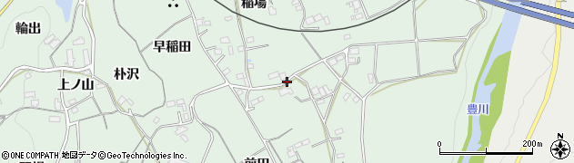 愛知県新城市有海周辺の地図