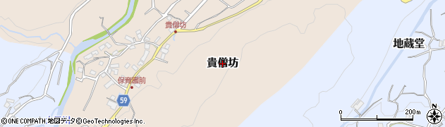 静岡県伊豆市貴僧坊周辺の地図