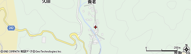 京都府宇治市炭山（養老）周辺の地図