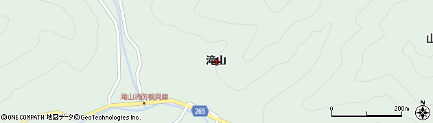岡山県赤磐市滝山周辺の地図