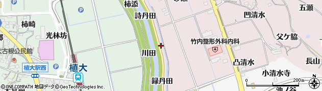 愛知県阿久比町（知多郡）萩（比丘尼田）周辺の地図