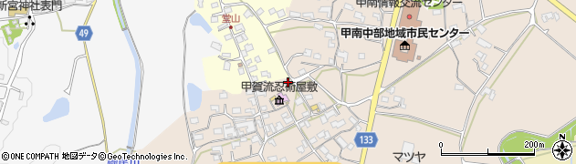 滋賀県甲賀市甲南町竜法師2335周辺の地図