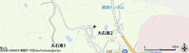 滋賀県大津市大石東2丁目周辺の地図