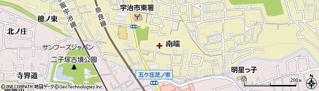 京都府宇治市木幡南端周辺の地図