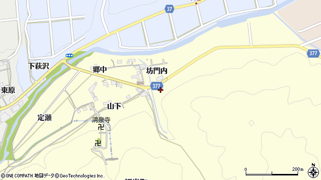 〒444-3615 愛知県岡崎市細光町の地図