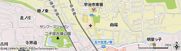 京都府宇治市木幡南端11周辺の地図