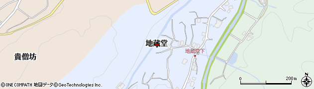 静岡県伊豆市地蔵堂周辺の地図