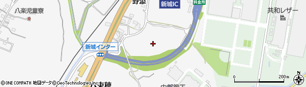 愛知県新城市八束穂（清水ケ入）周辺の地図