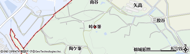 愛知県阿久比町（知多郡）植大（峠ケ峯）周辺の地図