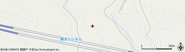 愛知県新城市乗本（平岩）周辺の地図