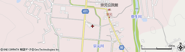 兵庫県姫路市夢前町菅生澗938周辺の地図