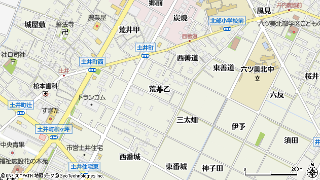 〒444-0204 愛知県岡崎市土井町の地図