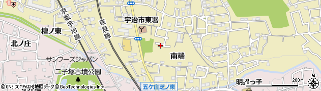 京都府宇治市木幡南端59周辺の地図