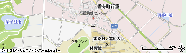 兵庫県姫路市香寺町行重171周辺の地図