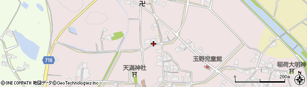 兵庫県加西市玉野町868周辺の地図