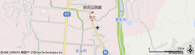 兵庫県姫路市夢前町菅生澗1002周辺の地図