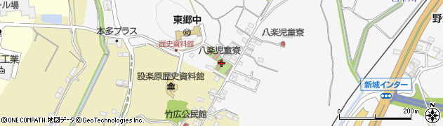 愛知県新城市八束穂991周辺の地図