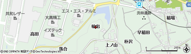 愛知県新城市有海（輪出）周辺の地図