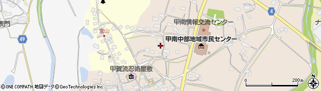 滋賀県甲賀市甲南町竜法師553周辺の地図