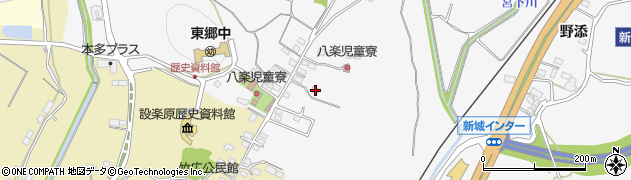 愛知県新城市八束穂953周辺の地図