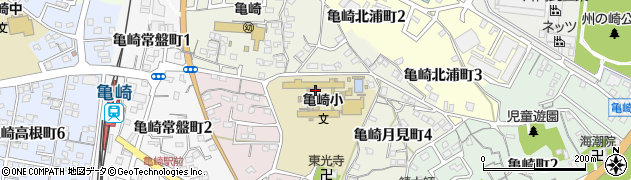 愛知県半田市亀崎月見町周辺の地図