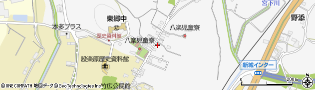 愛知県新城市八束穂958周辺の地図