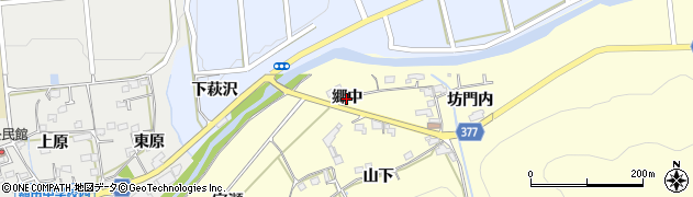 愛知県岡崎市細光町（郷中）周辺の地図