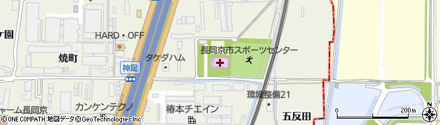 長岡京市立スポーツセンター周辺の地図