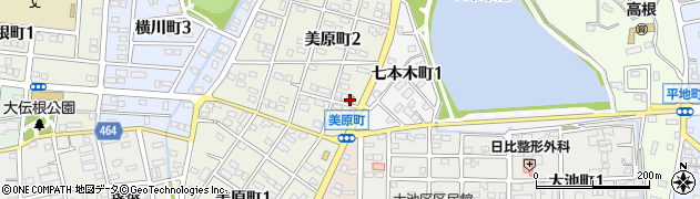 半田美原郵便局 ＡＴＭ周辺の地図