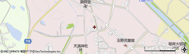 兵庫県加西市玉野町867周辺の地図
