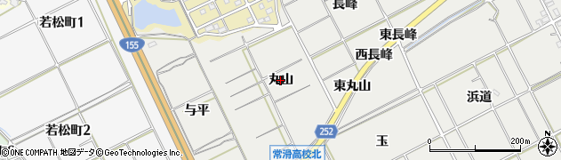愛知県常滑市金山（丸山）周辺の地図