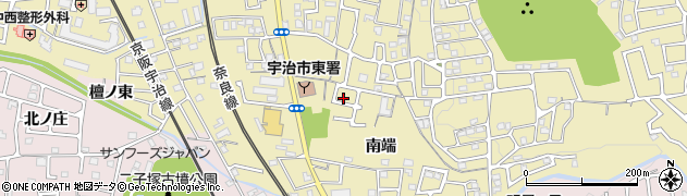 京都府宇治市木幡南端3周辺の地図