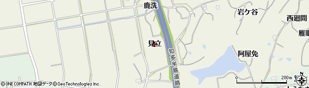 愛知県阿久比町（知多郡）矢高（見立）周辺の地図