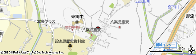 愛知県新城市八束穂999周辺の地図