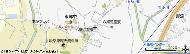 愛知県新城市八束穂1003周辺の地図