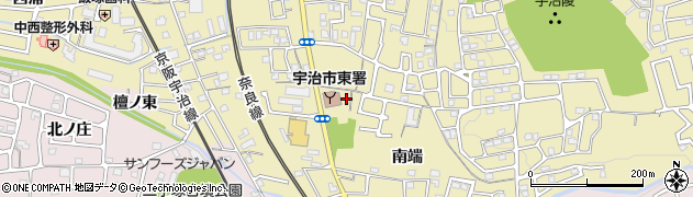 京都府宇治市木幡南端4周辺の地図