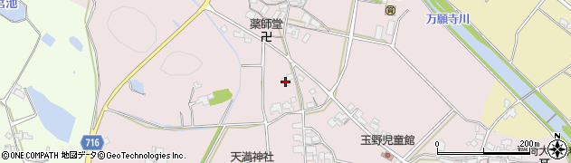 兵庫県加西市玉野町411周辺の地図