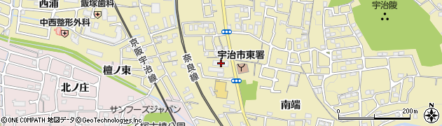 京都府宇治市木幡南端6周辺の地図