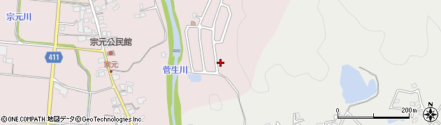 兵庫県姫路市夢前町菅生澗1974-111周辺の地図