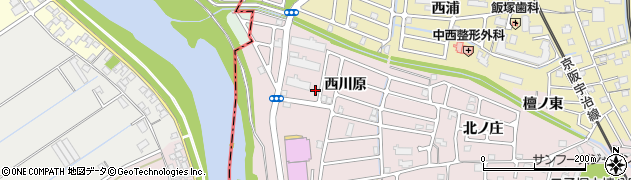 西川原児童遊園周辺の地図