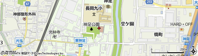 長岡京市立社会福祉施設地域福祉センター　きりしま苑周辺の地図