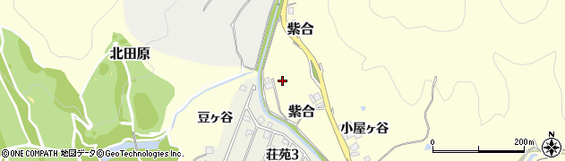 兵庫県猪名川町（川辺郡）紫合（大区）周辺の地図
