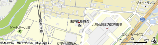 浅井東海物流株式会社　Ｃ・Ｂ管理センター周辺の地図