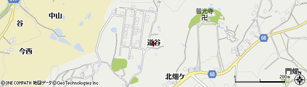 兵庫県宝塚市長谷（道谷）周辺の地図