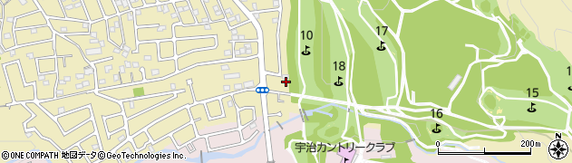 京都府宇治市木幡南原周辺の地図