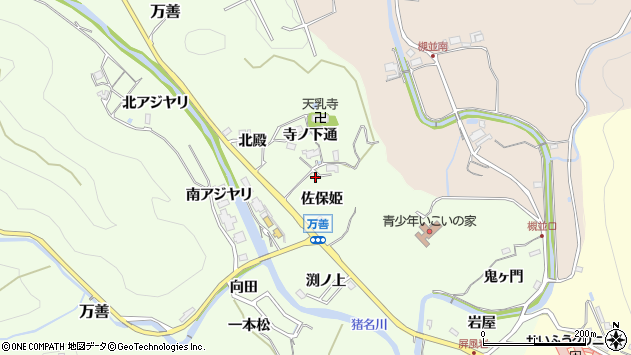 〒666-0224 兵庫県川辺郡猪名川町万善の地図