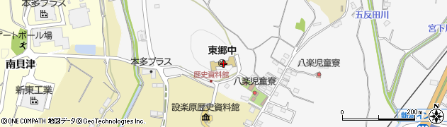 愛知県新城市八束穂1037周辺の地図