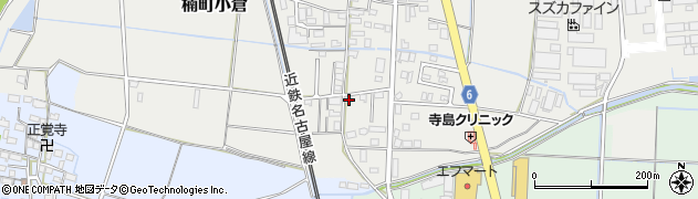 三重県四日市市楠町小倉461周辺の地図