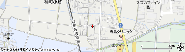 三重県四日市市楠町小倉458周辺の地図