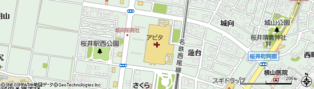 御殿安城南店周辺の地図